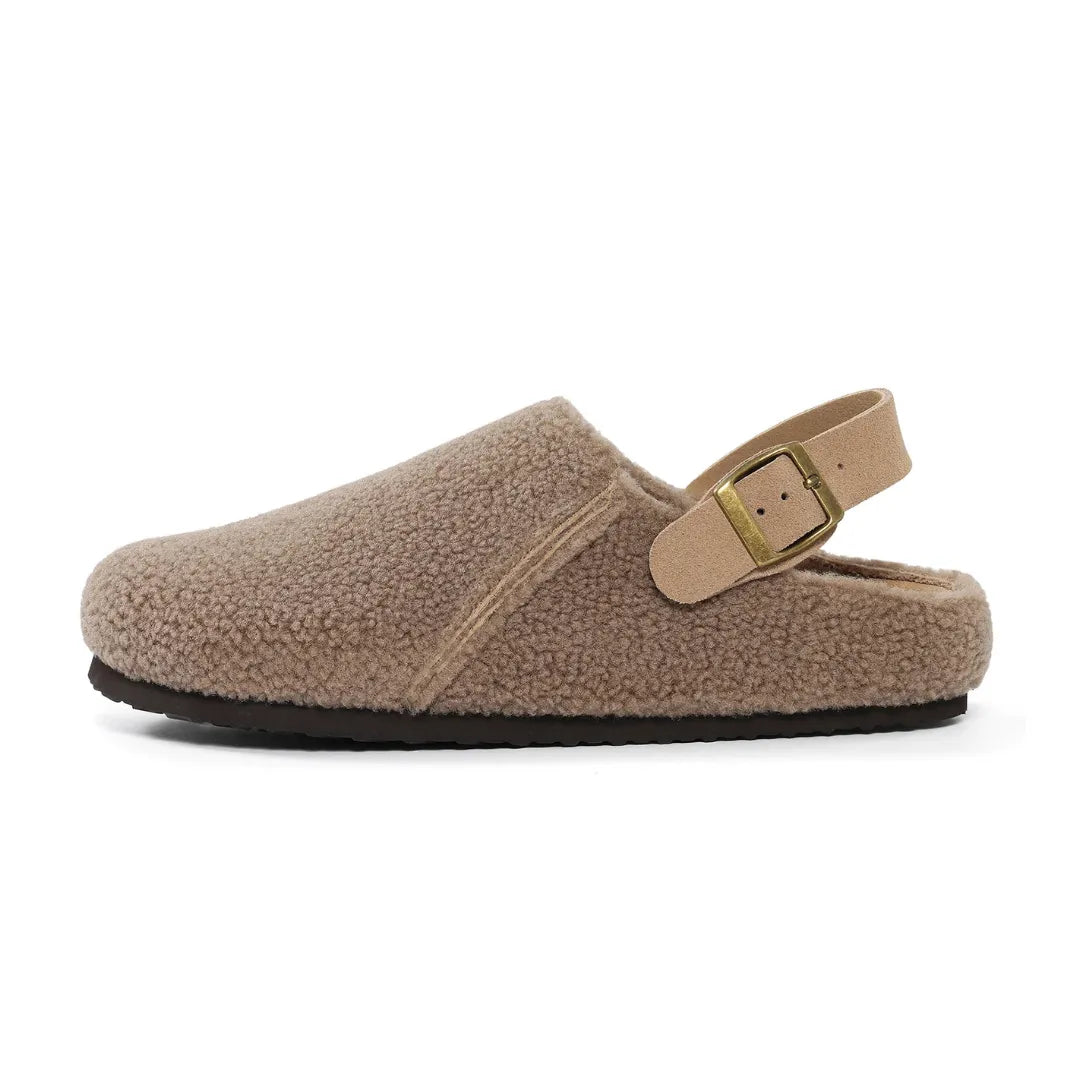 CorkComfort | Cozy Adjustable Fur Women's Slippers with Cork Sole 1