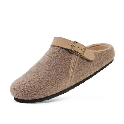 CorkComfort | Cozy Adjustable Fur Women's Slippers with Cork Sole 4