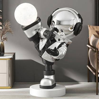 CosmicGlow | Playful Modern Astronaut Floor Lamp with Adjustable Lighting 4