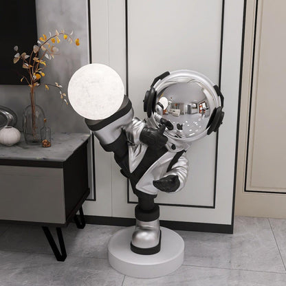 CosmicGlow | Playful Modern Astronaut Floor Lamp with Adjustable Lighting 5