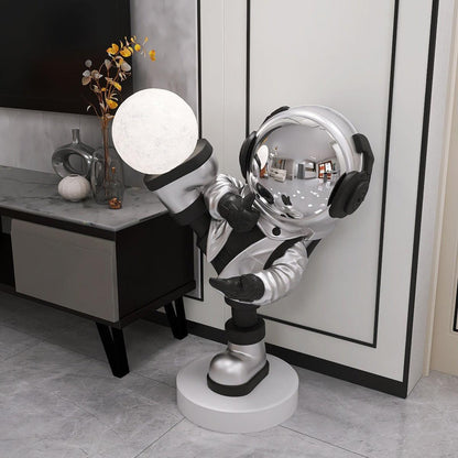 CosmicGlow | Playful Modern Astronaut Floor Lamp with Adjustable Lighting 6