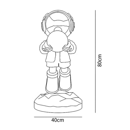 CosmicGlow | Playful Modern Astronaut Standing Floor Lamp with LED Light 4