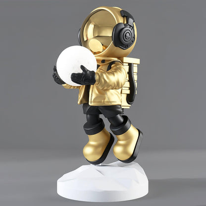 CosmicGlow | Playful Modern Astronaut Standing Floor Lamp with LED Light 5