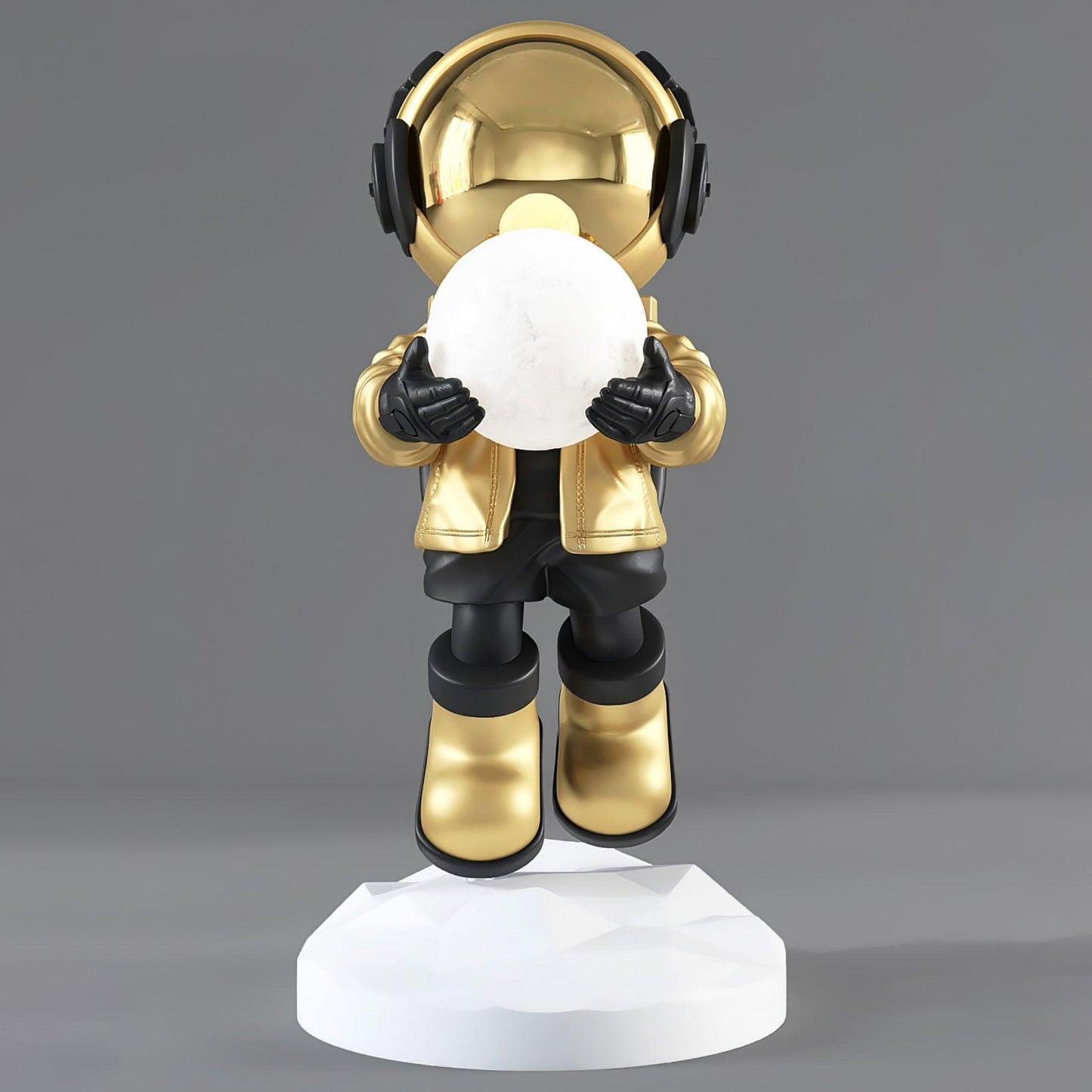 CosmicGlow | Playful Modern Astronaut Standing Floor Lamp with LED Light 7