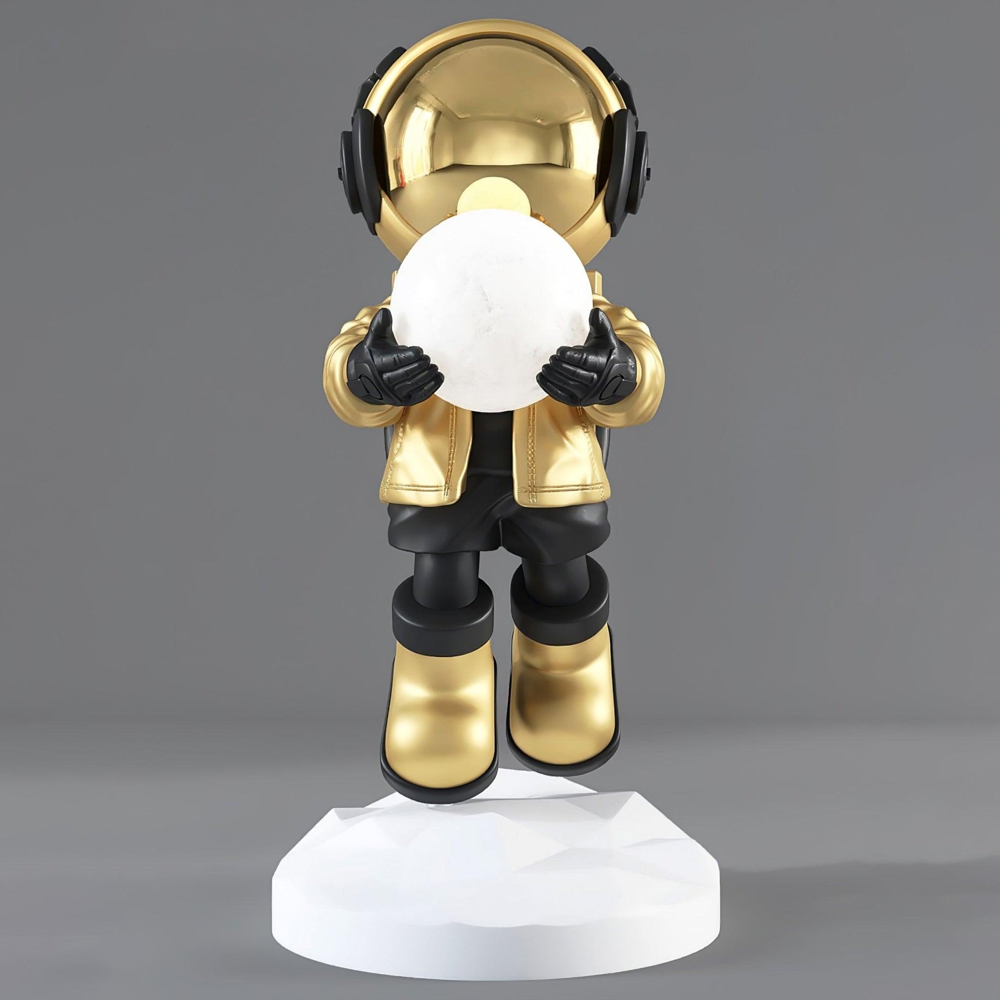 CosmicGlow | Playful Modern Astronaut Standing Floor Lamp with LED Light 7