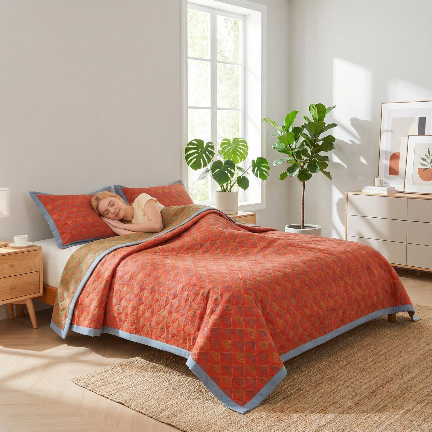 Soft Cozy 3-Layer Gauze Throw Blanket