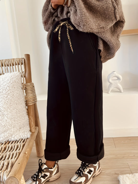 CottonBlend | Stylish Versatile Women's Casual Wide-Leg Trousers 1