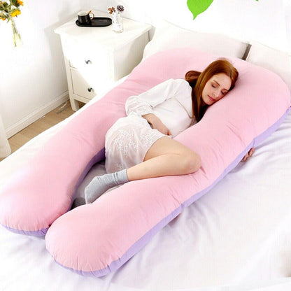 CottonCloud | Ergonomic Organic Cotton Pregnancy Pillow for Neck Pain Relief 1
