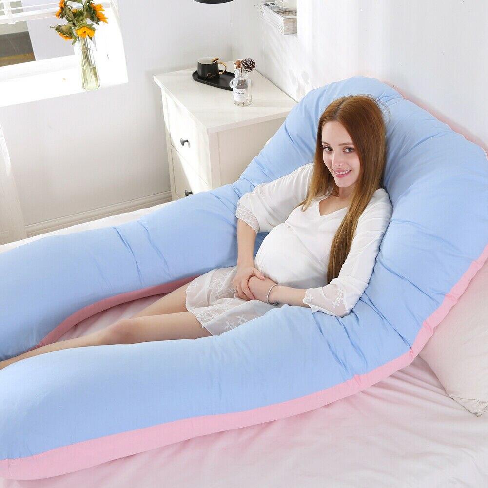 CottonCloud | Ergonomic Organic Cotton Pregnancy Pillow for Neck Pain Relief 2