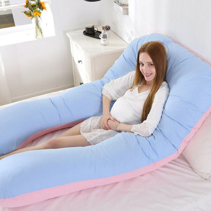 CottonCloud | Ergonomic Organic Cotton Pregnancy Pillow for Neck Pain Relief 2