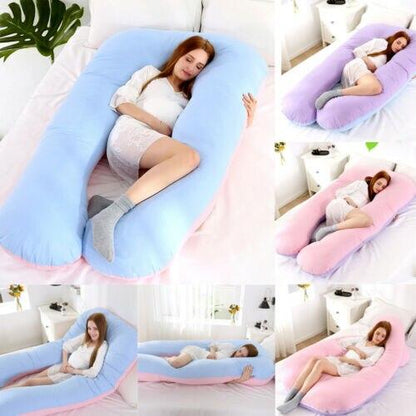 CottonCloud | Ergonomic Organic Cotton Pregnancy Pillow for Neck Pain Relief 7