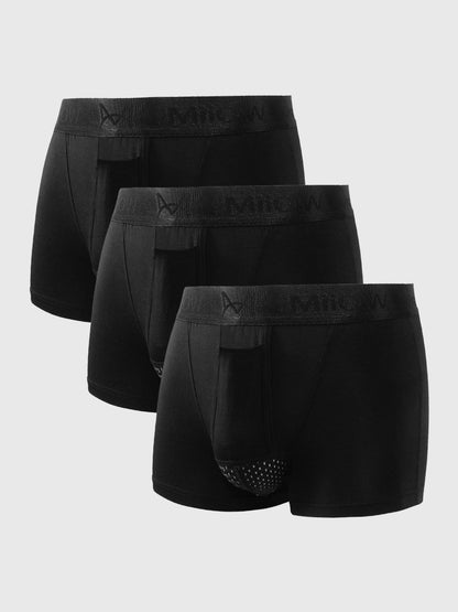 CottonEase | Comfortable Stylish Men's Boxer Shorts 3-Pack 1