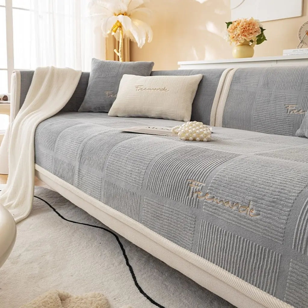 Cozy Fleece Non-Slip Couch Covers - Lusomart