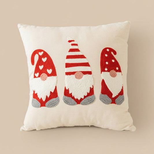 Colorful Embroidered Christmas Pillow Cover - Lusomart