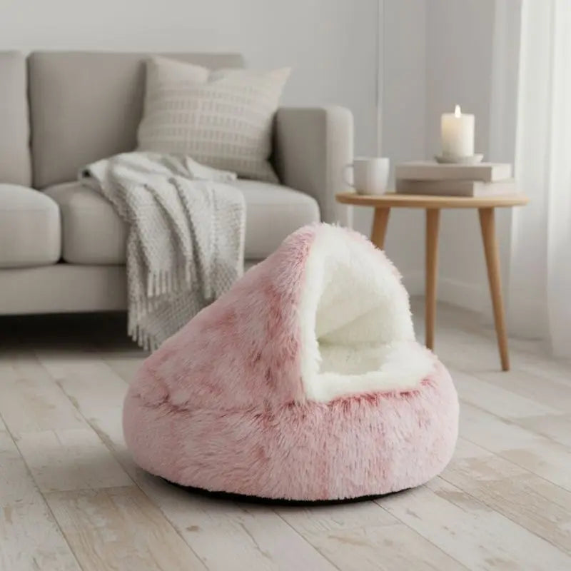 CozyCave™-  Soft Plush Pet Bed Inovessa