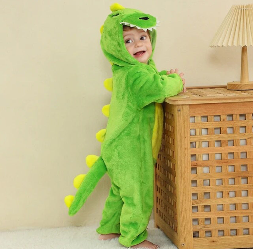 Soft Baby Flannel Onesie - Cute Dress Up Suit - Lusomart