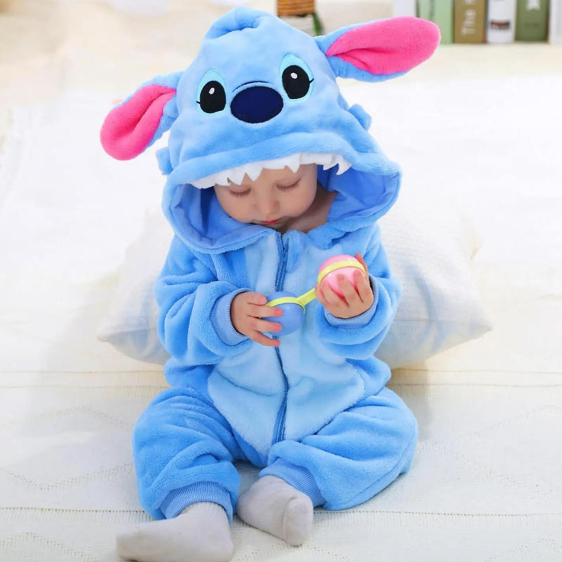 CozyCub™ - Cozy Flannel Baby Onesie - Cuddly Dress-Up Outfit 12