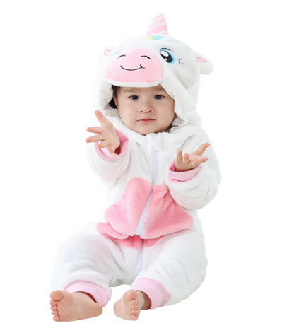 CozyCub™ - Cozy Flannel Baby Onesie - Cuddly Dress-Up Outfit 16