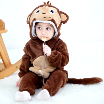 CozyCub™ - Cozy Flannel Baby Onesie - Cuddly Dress-Up Outfit 19