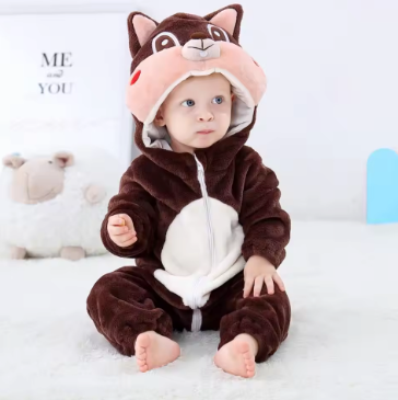 CozyCub™ - Cozy Flannel Baby Onesie - Cuddly Dress-Up Outfit 20