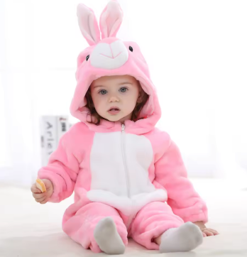 CozyCub™ - Cozy Flannel Baby Onesie - Cuddly Dress-Up Outfit 23