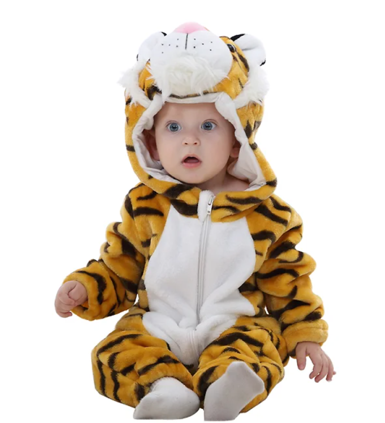 CozyCub™ - Cozy Flannel Baby Onesie - Cuddly Dress-Up Outfit 4