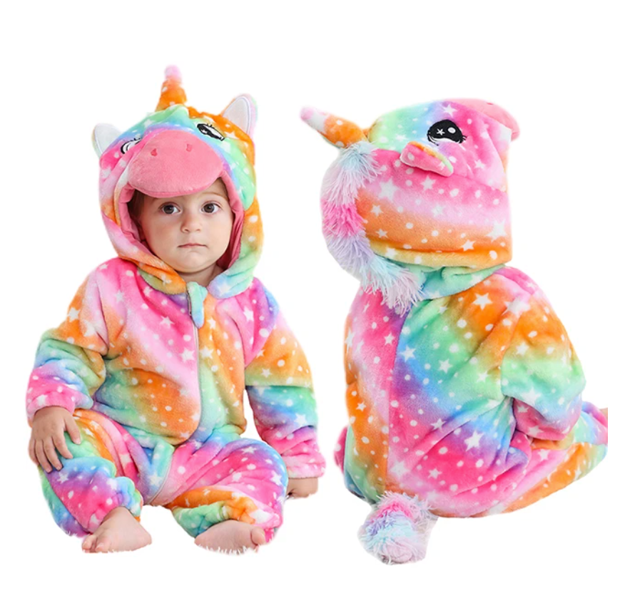CozyCub™ - Cozy Flannel Baby Onesie - Cuddly Dress-Up Outfit 7