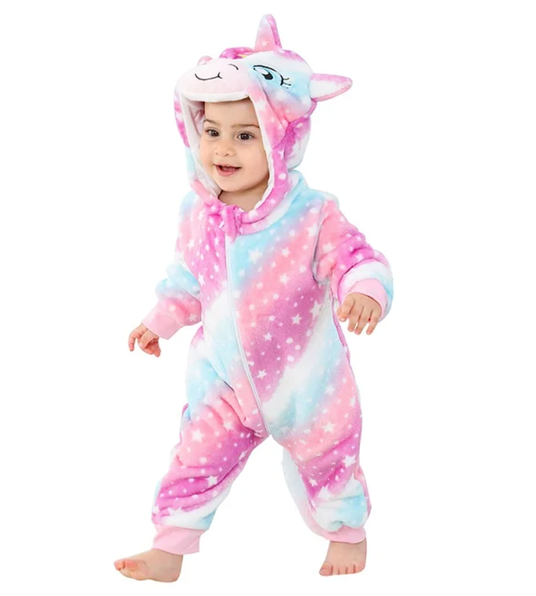 CozyCub™ - Cozy Flannel Baby Onesie - Cuddly Dress-Up Outfit 8