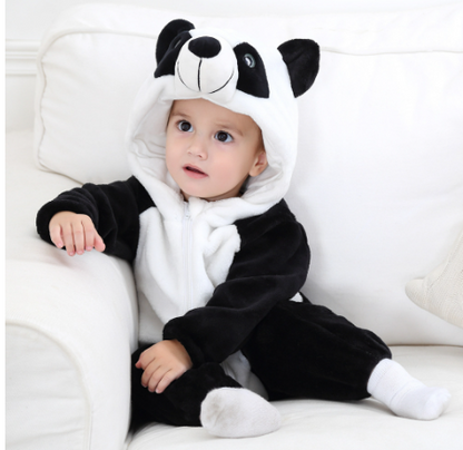 CozyCub™ - Cozy Flannel Baby Onesie - Cuddly Dress-Up Outfit 9