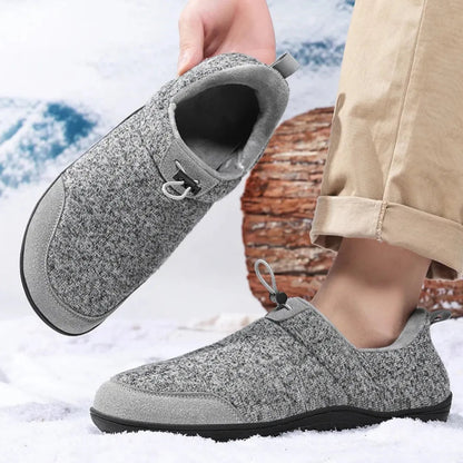 CozyHaven | Comfortable Plush Men's Moccasin Slippers for Relaxation 6