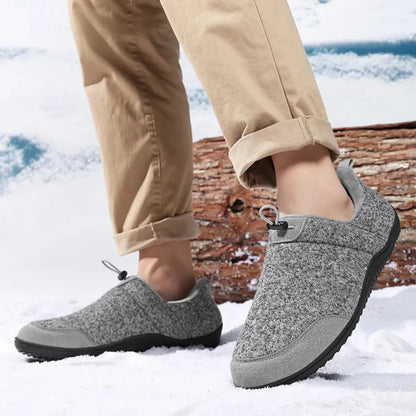 CozyHaven | Comfortable Plush Men's Moccasin Slippers for Relaxation 7