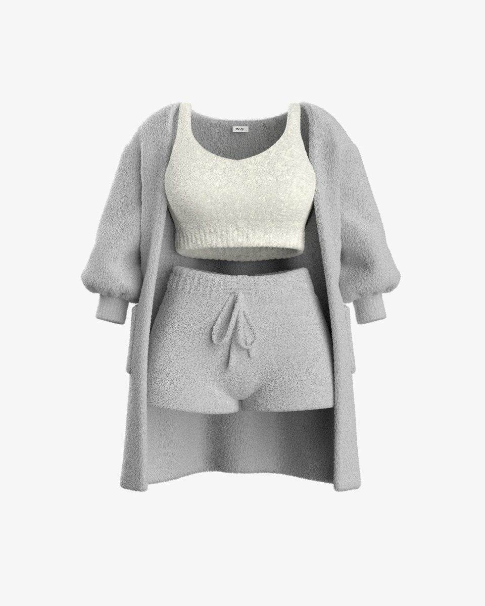 Soft Women's Pajama Set with Plush Fabric - Lusomart