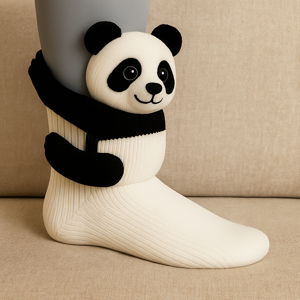 Cozy Non-Slip Plush House Socks 3D Animal Design Unisex 4