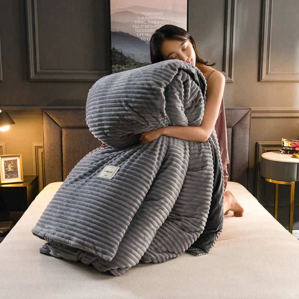 Soft Winter Bedding Set Cozy Duvet Cover - Lusomart