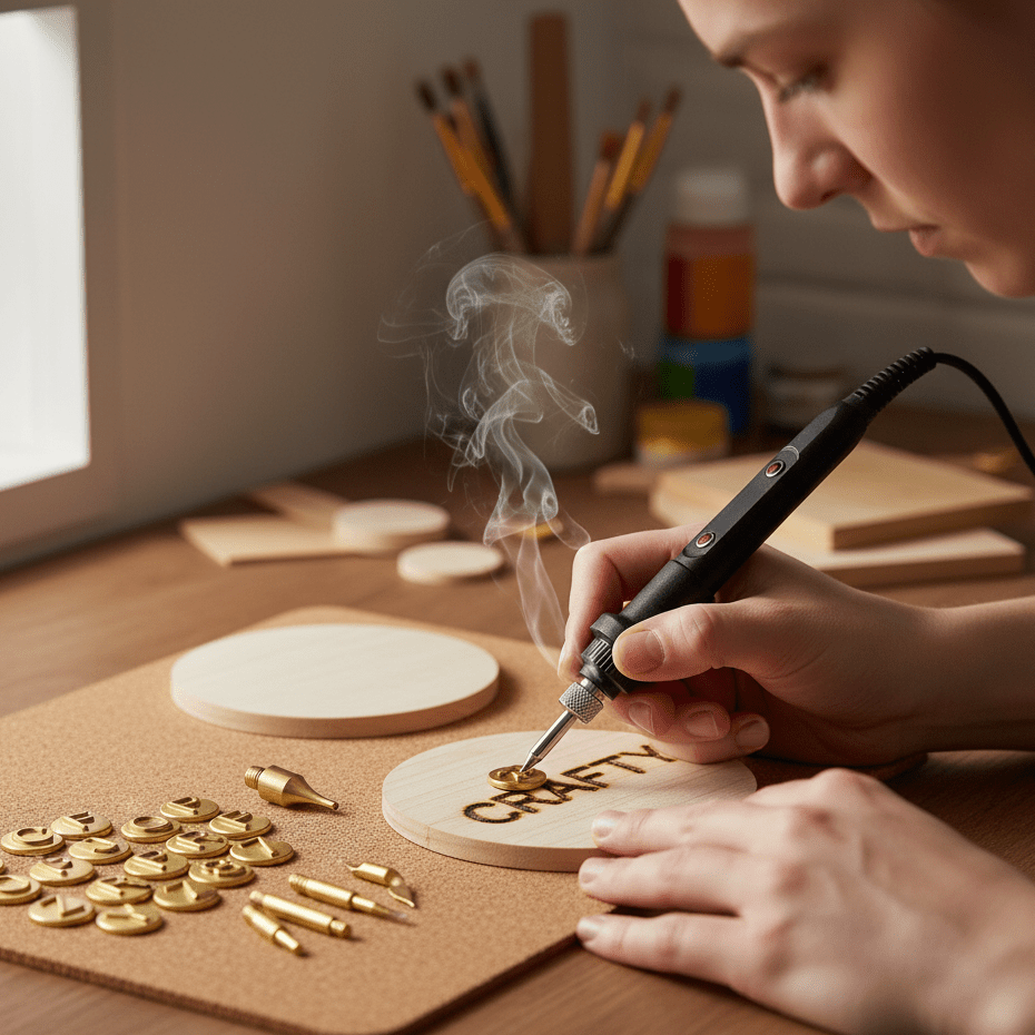 Precise Variable Heat Pyrography Pen Kit - Lusomart
