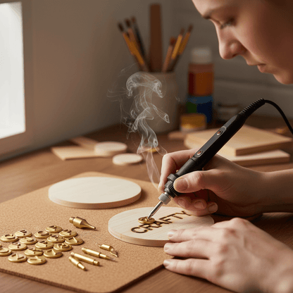 Precise Variable Heat Pyrography Pen Kit - Lusomart
