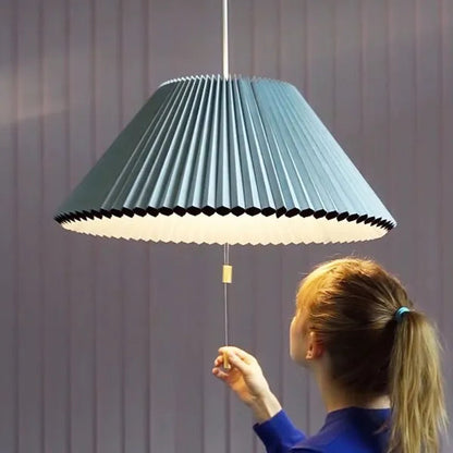 Modern Folding Shade LED Hanging Light