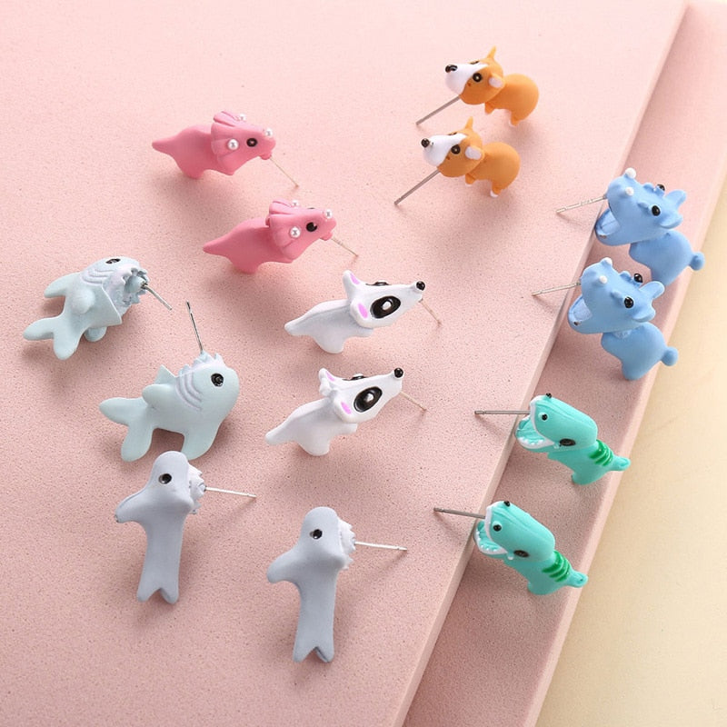 Creative Animal Bite Earrings with Playful Design – Unique Jewelry for Fun Fashion 3