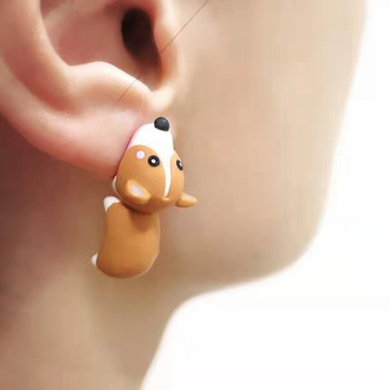 Creative Animal Bite Earrings with Playful Design – Unique Jewelry for Fun Fashion 8