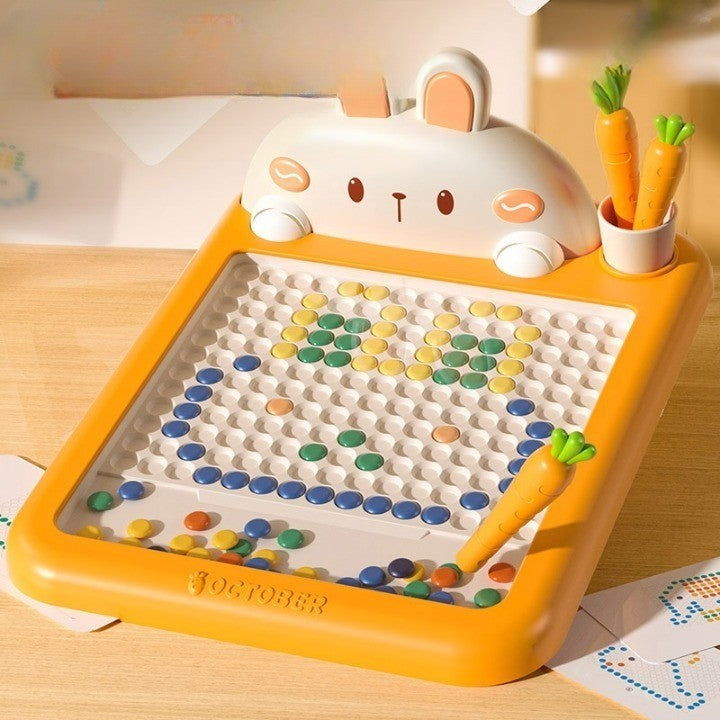 Colorful Kids Drawing Board with Erasable Magnetic Surface - Lusomart