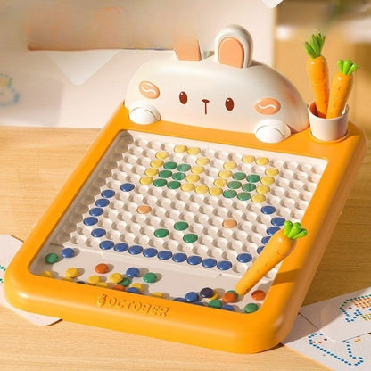 Colorful Kids Drawing Board with Erasable Magnetic Surface - Lusomart