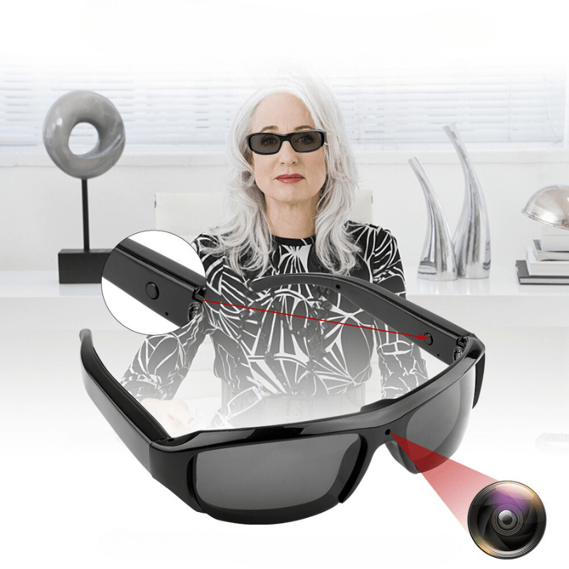Outdoor HD Smart Glasses Camera 1080P