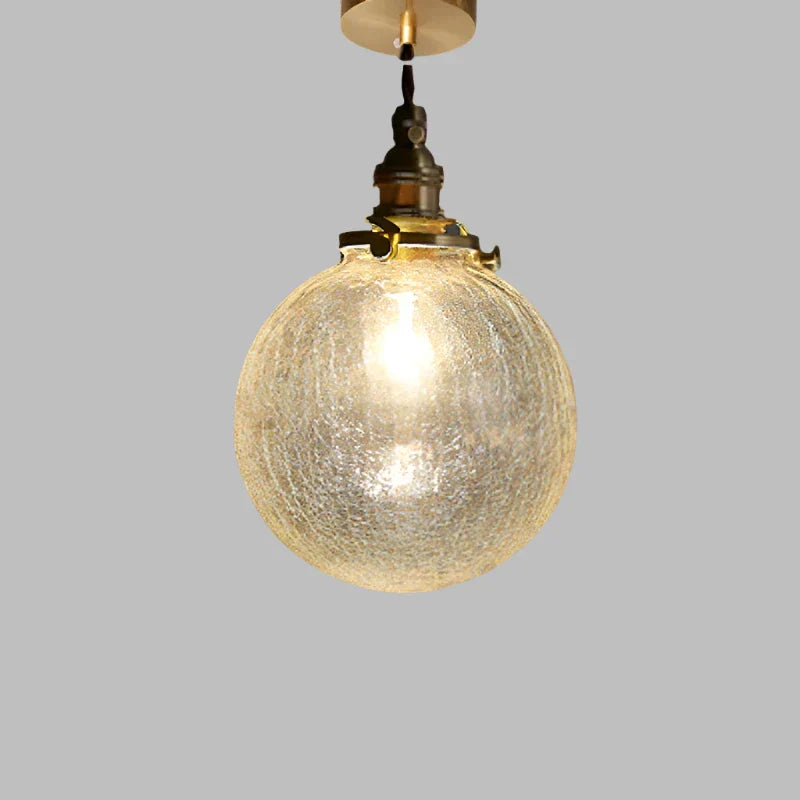 Vintage Style Glass Pendant Lamp