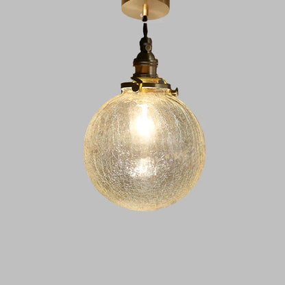 Vintage Style Glass Pendant Lamp