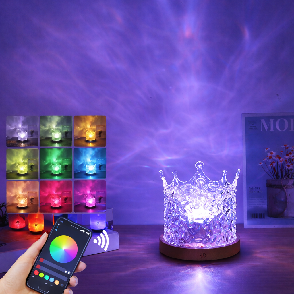 Colorful LED Cube Table Lamp
