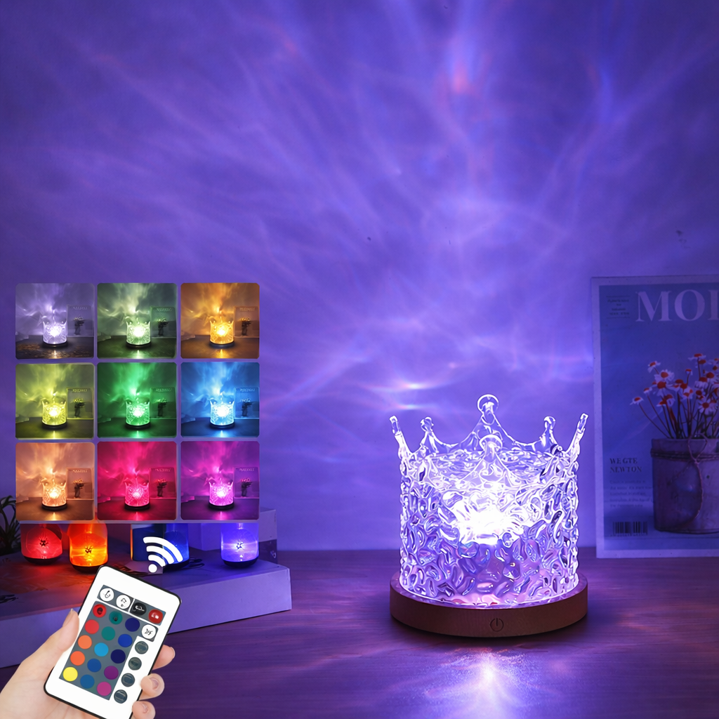 Colorful LED Cube Table Lamp