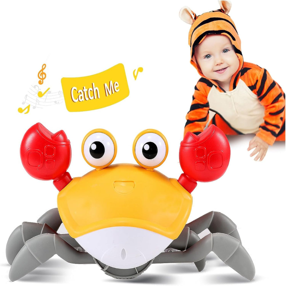 CrustaceanJoy | Engaging Interactive Crawling Crab Baby Toy with Music Lights 5