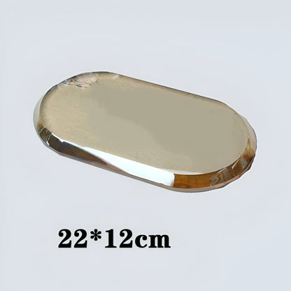 Luxury Clear Glass Bathroom Accessory Set