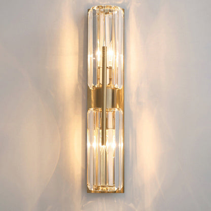 CrystalGleam – Refined Wall Sconce with Sparkling Crystal Accents 2