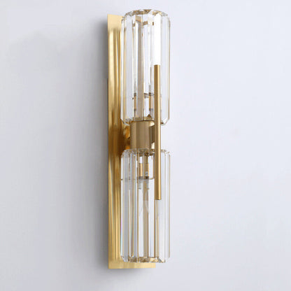 CrystalGleam – Refined Wall Sconce with Sparkling Crystal Accents 5